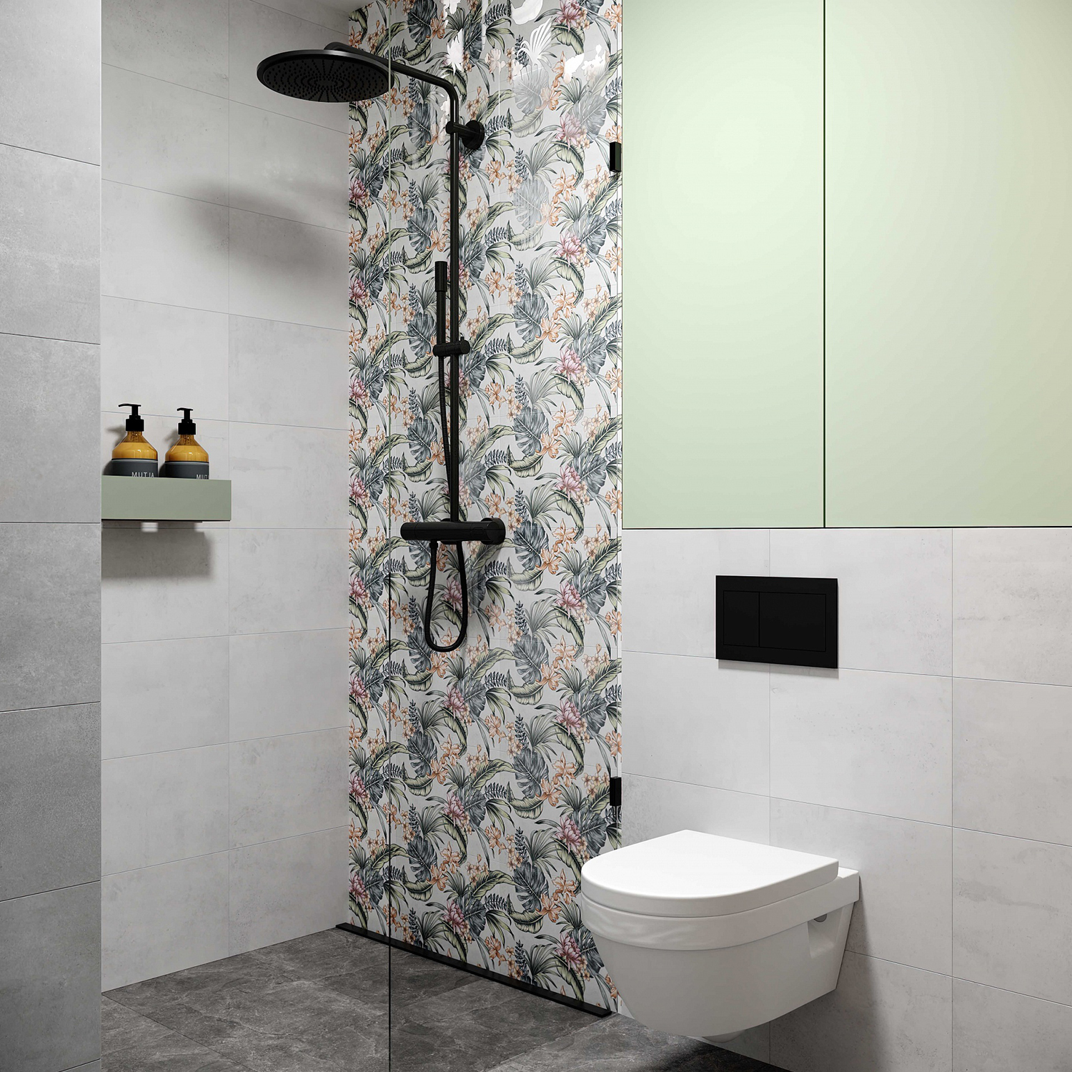 Плитка 40х28 см настенная 1.23 м² Axima Дорадо, светло-серый