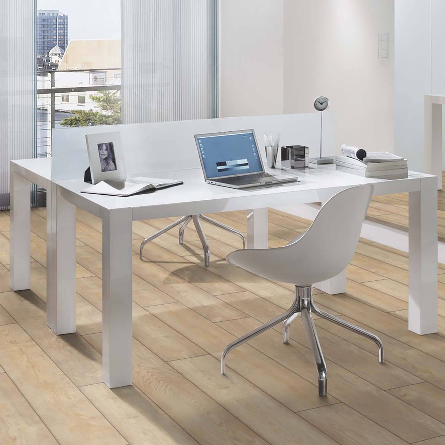 Ламинат Eurohome Majestic Дуб бич хаус, 2.22 м², 33 класс, 1285х192х8 мм