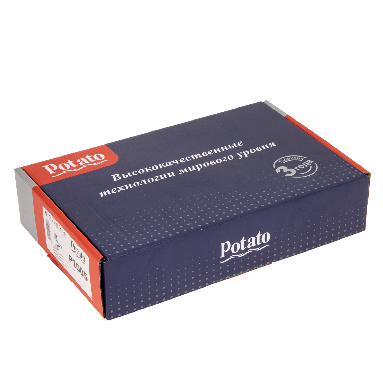 Смеситель для умывальника Potato P1005, короткий излив, рычажный, хирургический