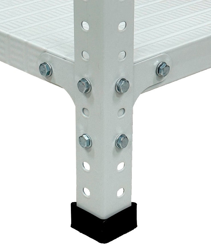 Стеллаж металл. "Steller" выс.1,45м, шир.0,7м, гл.0,3м, 4полки (мах нагр.на полку 100кг), Серый *1