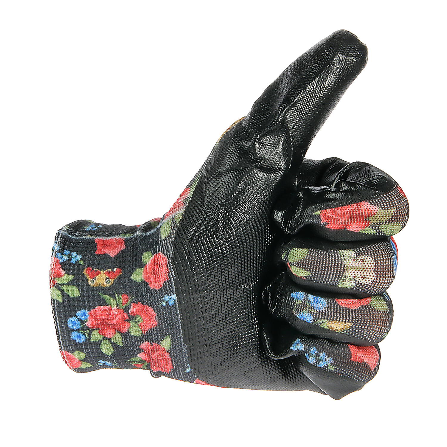 Перчатки садовые нейлон с нитриловым покрытием Микс (арт. 4382) *12/120 Перчатки садовые нейлон с нитриловым покрытием Микс (арт. 4382) *12/120