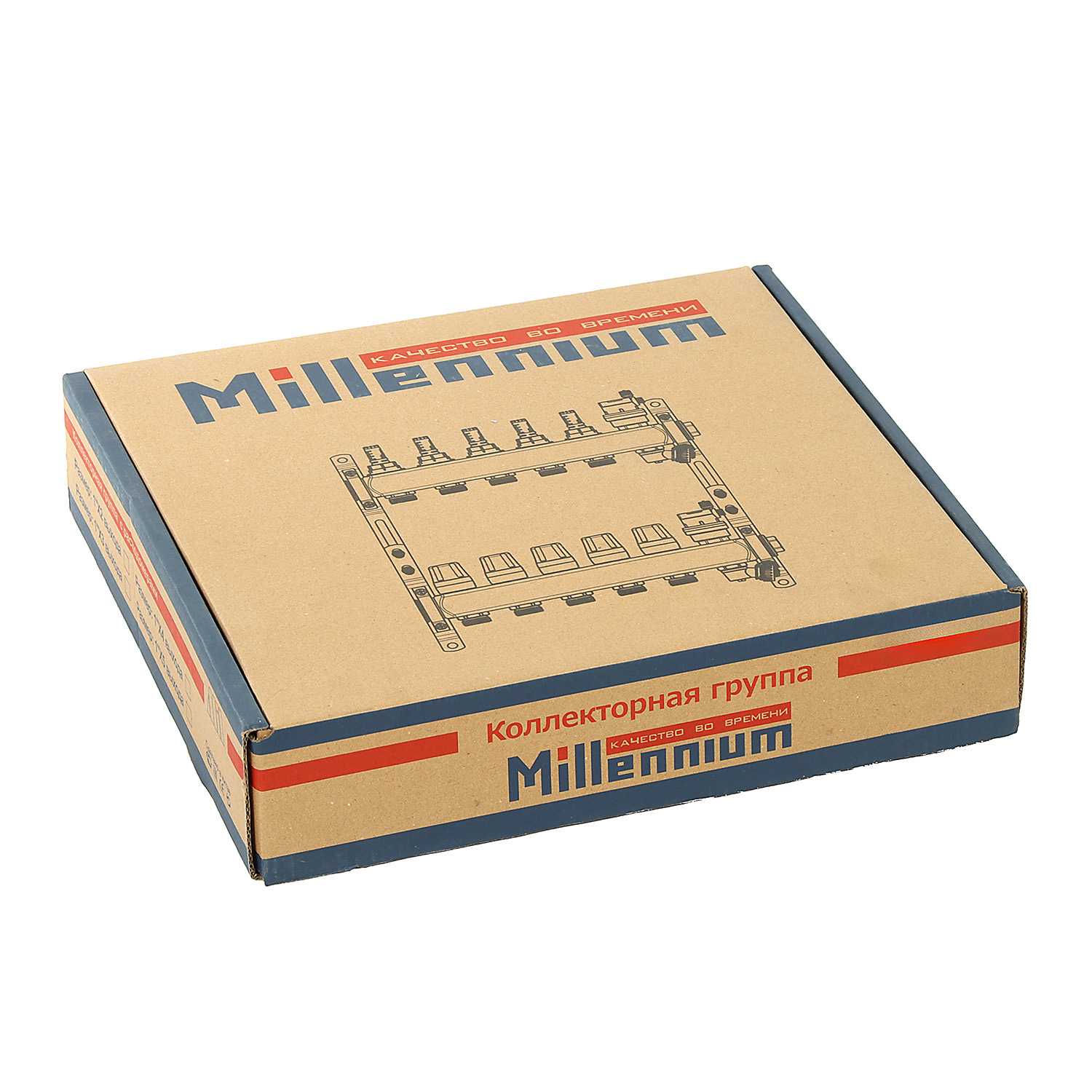 Коллекторная группа Millennium с расходомером, 3 выхода, с кранами