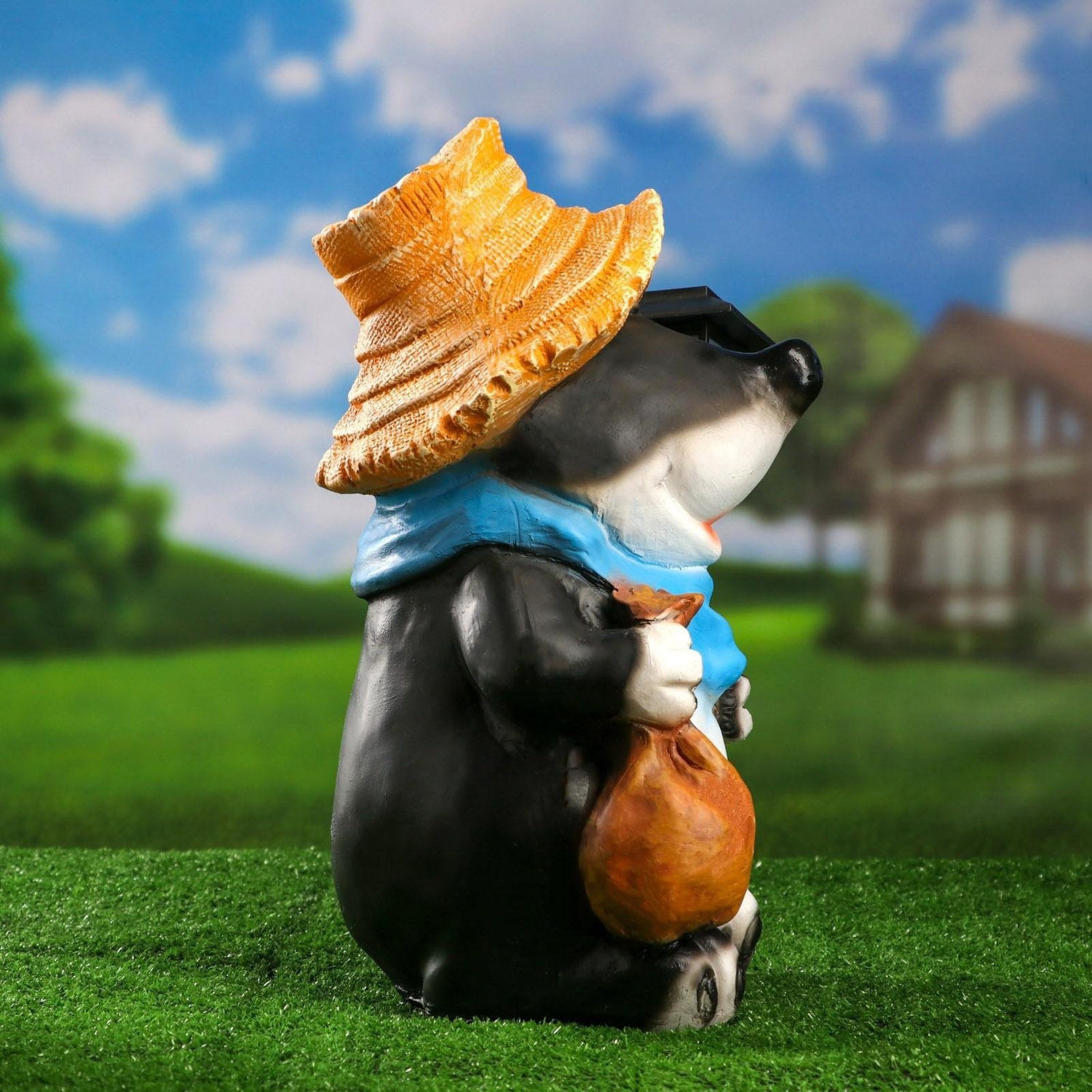 Садовый фонарь "Крот с фонарем" 42см   4203369