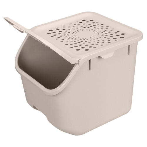 Контейнер д/овощей пластм.11,3л 275Х240Х240мм Св.-бежевый арт.434292934 ("Бытпласт") *1/6 Контейнер д/овощей пластм.11,3л 275Х240Х240мм Св.-бежевый арт.434292934 ("Бытпласт") *1/6