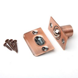 Защелка шариковая R-0001-AC медь (фиксатор б/ручек) Апекс *1/20/200