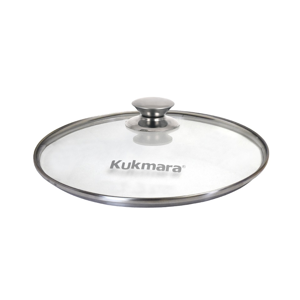 Крышка д/сковороды, кастрюли Стекл. с нерж.ободом,с пароотв. d24см с24т112 "Kukmara" *1/10 Крышка д/сковороды, кастрюли Стекл. с нерж.ободом,с пароотв. d24см с24т112 "Kukmara" *1/10