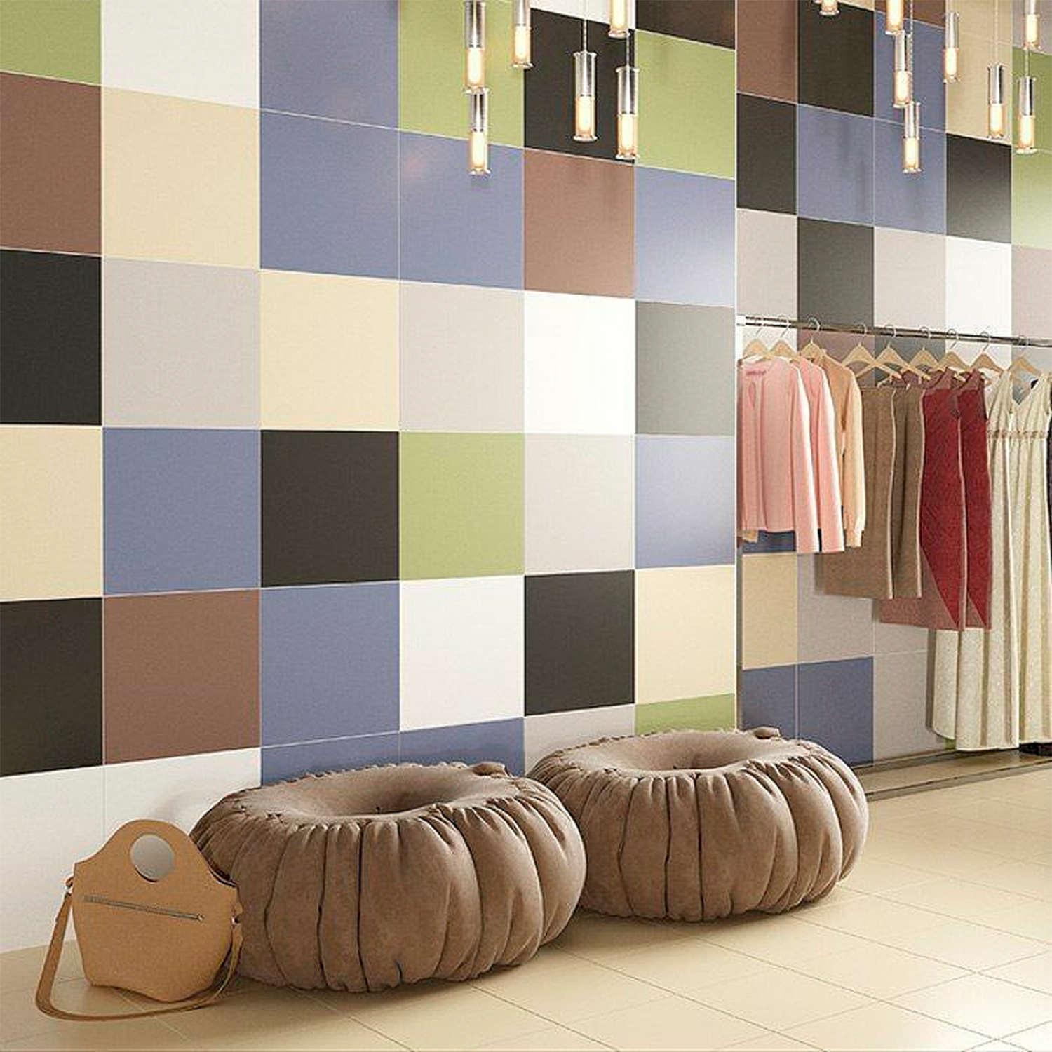 Плитка напольная Шахтинская плитка Моноколор 01, 400х400х9 мм, черный