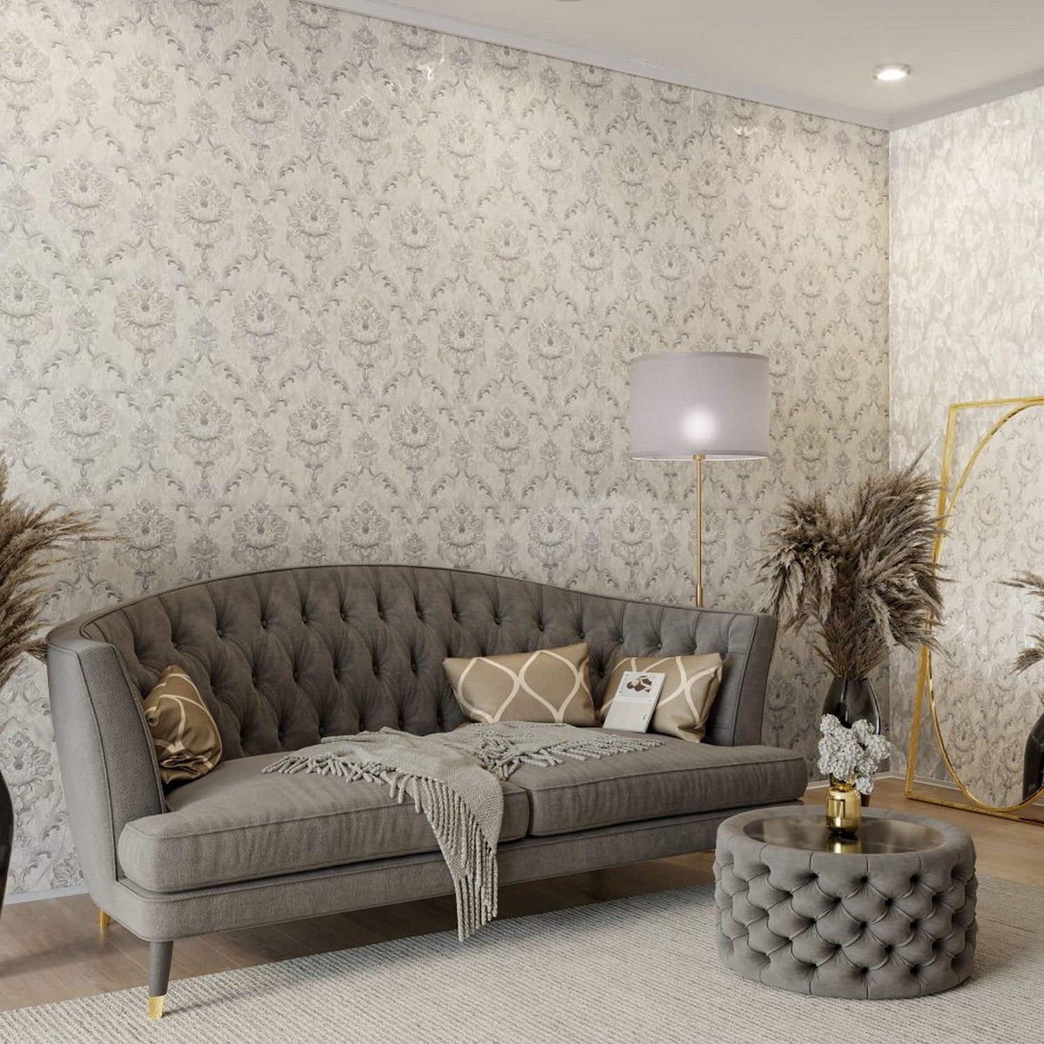 Обои флиз "Палитра" Bergamo фон PL72288-22  1,06*10м *6