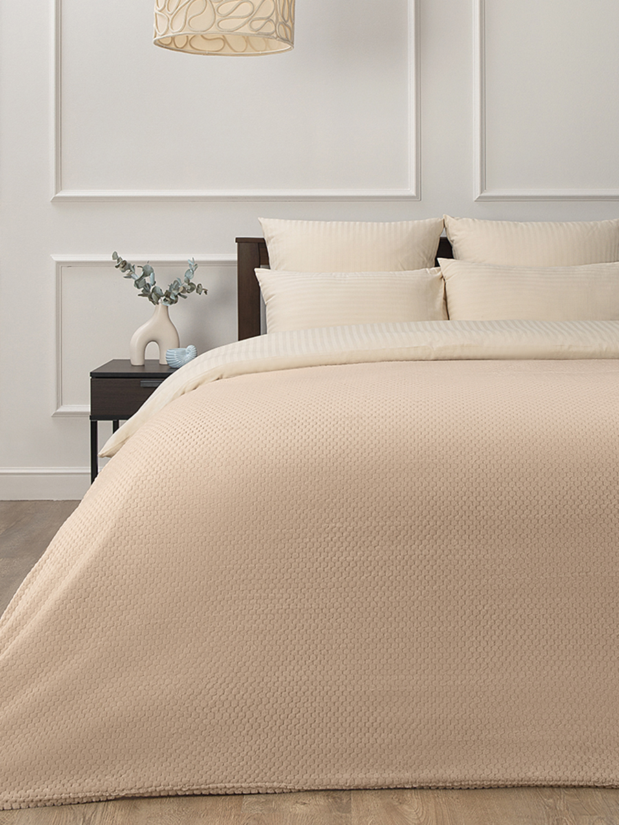 Плед 150*200см фланель жаккард r-ромбики бежевый TF FNJL BE13 005/1520 Absolute *1 Плед 150*200см фланель жаккард r-ромбики бежевый TF FNJL BE13 005/1520 Absolute *1