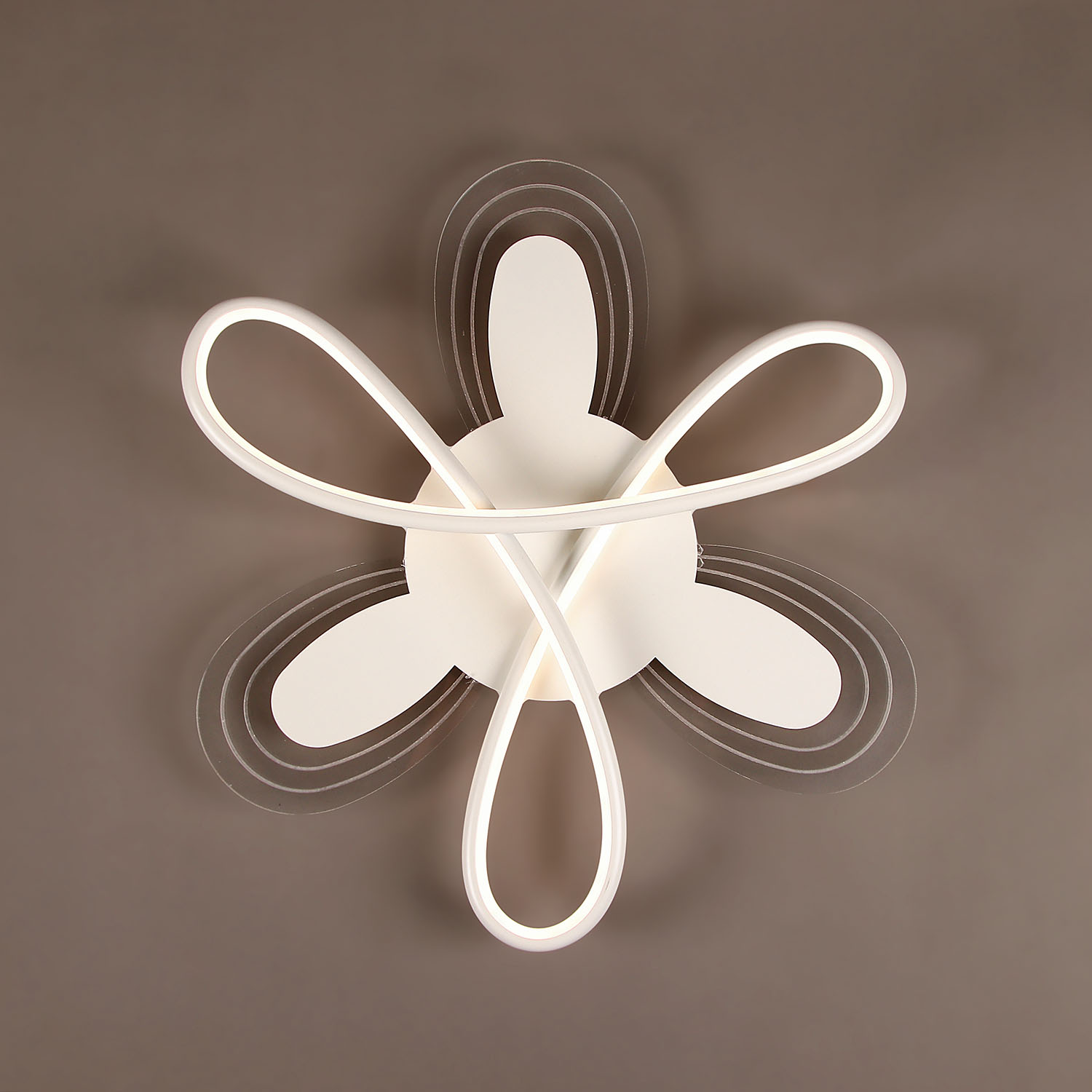 Люстра 2334/160W white 500 мм 3 реж., пульт S=25м2  VERNER LIGHTING *1