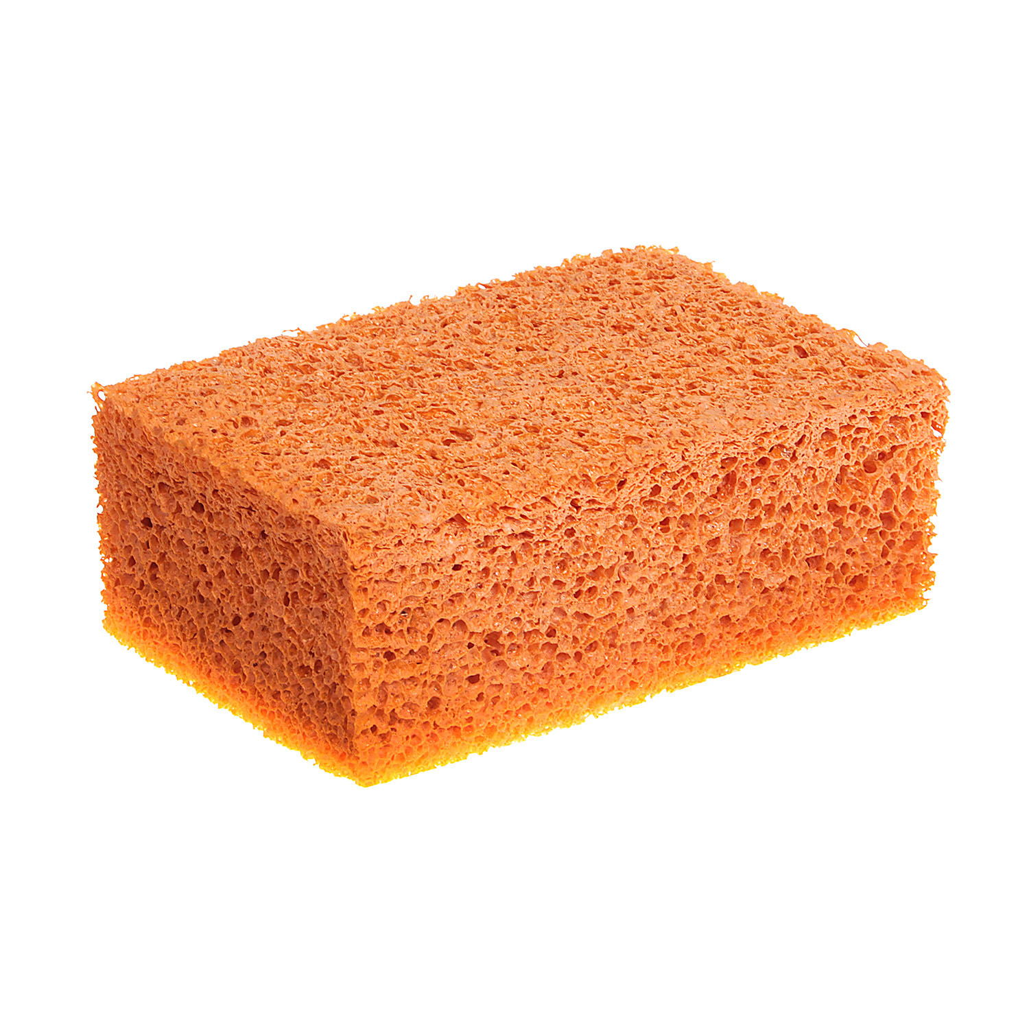 Губка для удаления затирки 160*110*60мм вискозная оранжевая (арт.670-200) *1/10/50