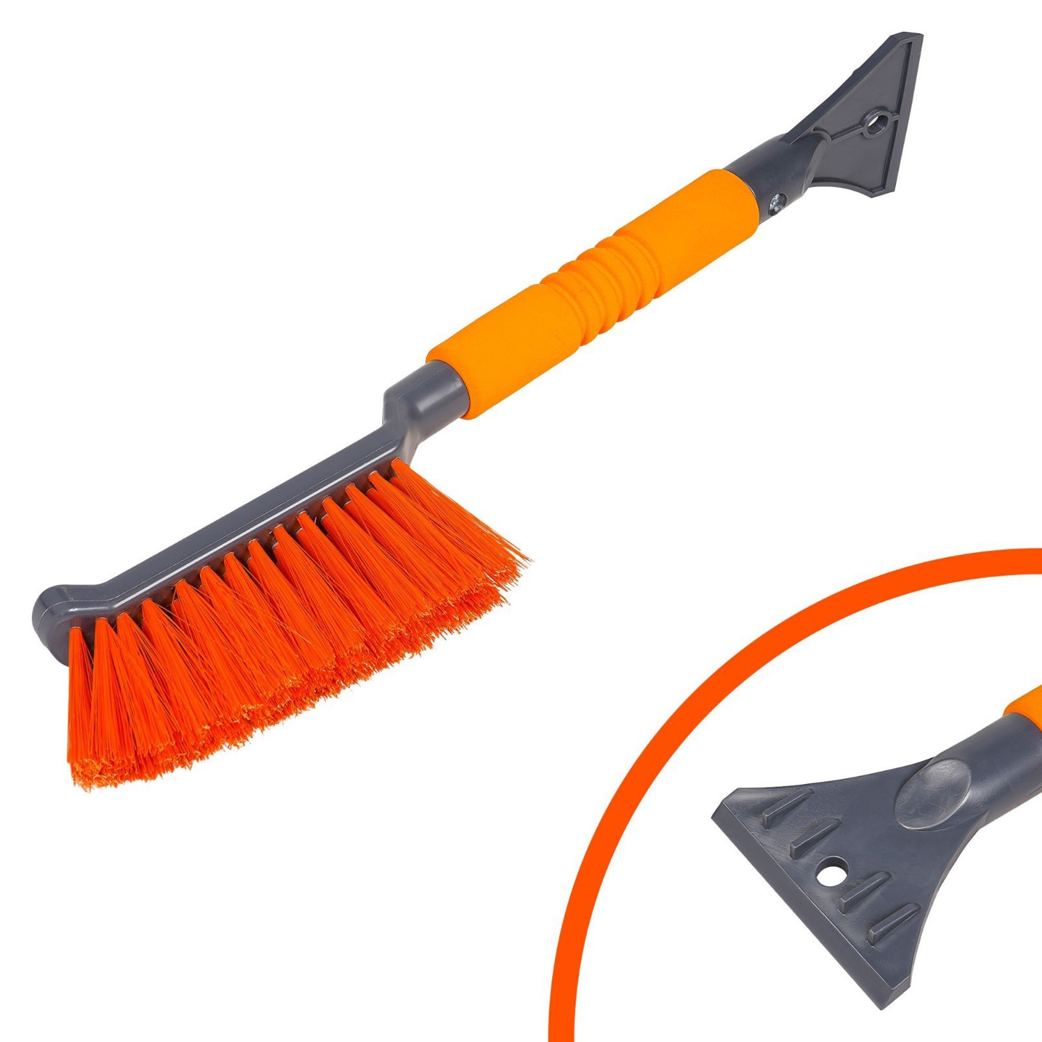 Щетка от снега и льда Airline, 45 см, с эргономичной рукояткой и скребоком   10219311