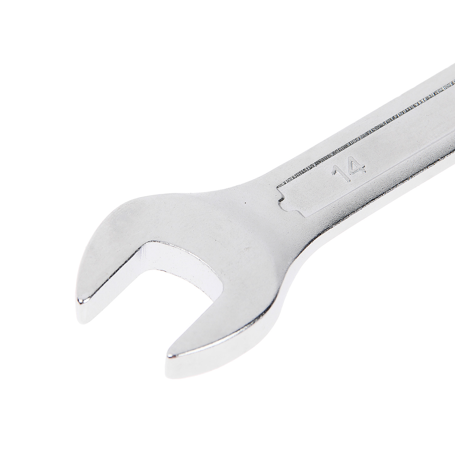 Ключ комбинированный 14мм холодный штамп CrV (70140) СЕРВИС КЛЮЧ *1/20/200