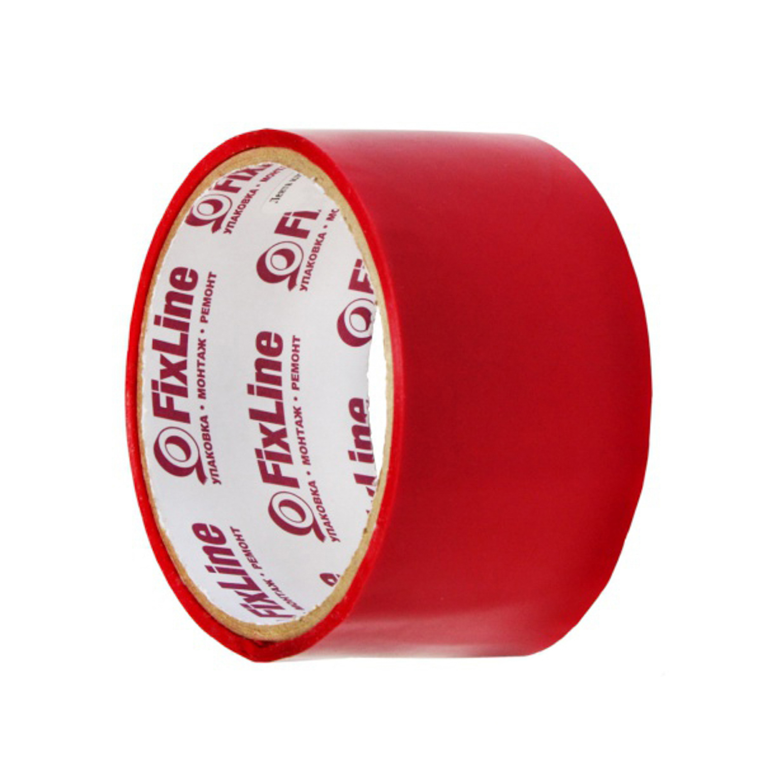 Лента клейкая цветная 48мм х 16м КРАСНЫЙ "FixLine" *6/36 Лента клейкая цветная 48мм х 16м КРАСНЫЙ "FixLine" *6/36