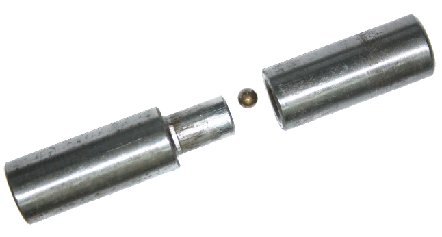 яяяПетля гаражн. 16*80 с шариком *10/100