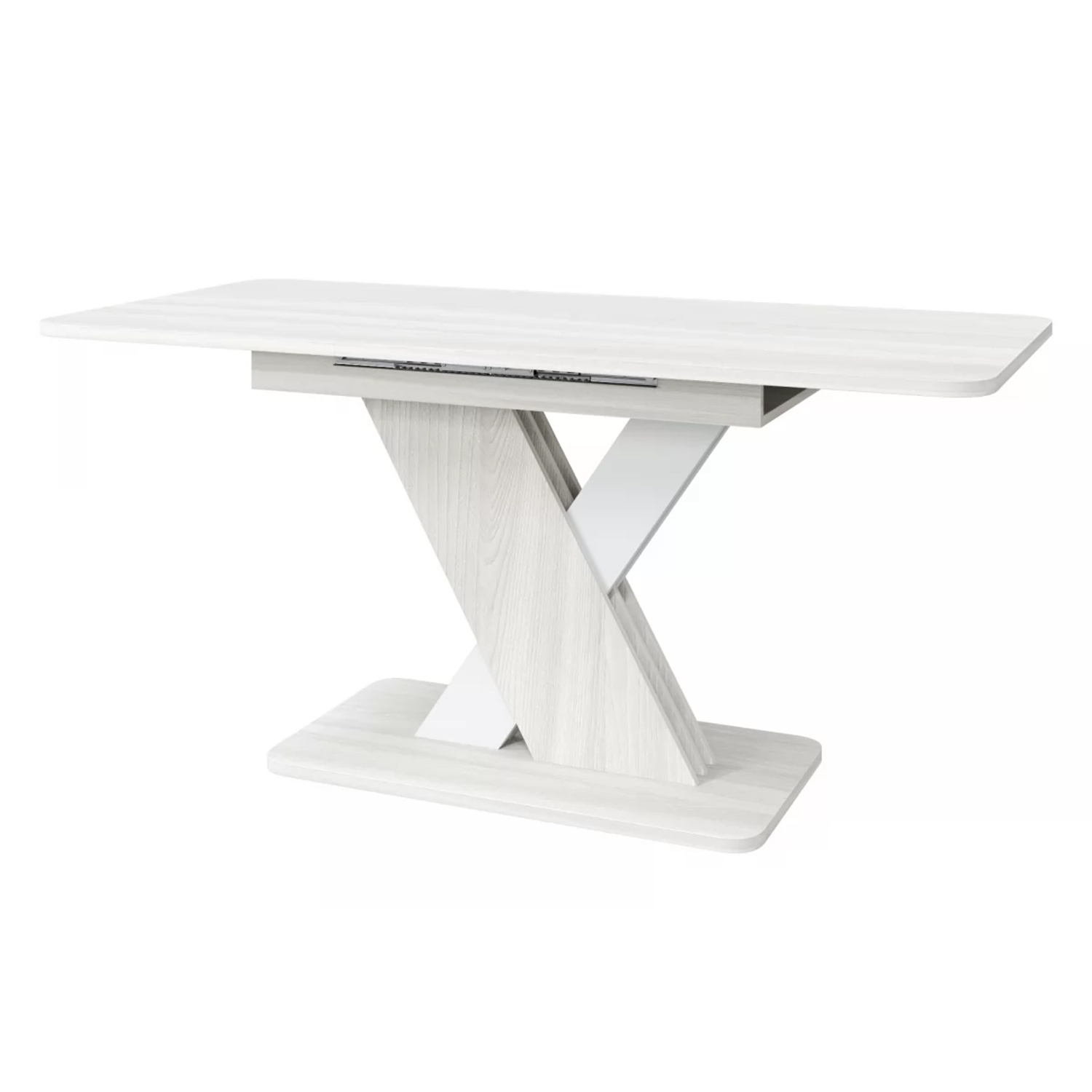 яяяСтол раздвижной КРОКУС (1200/1600*750*760мм), ЛДСП Ясень*1