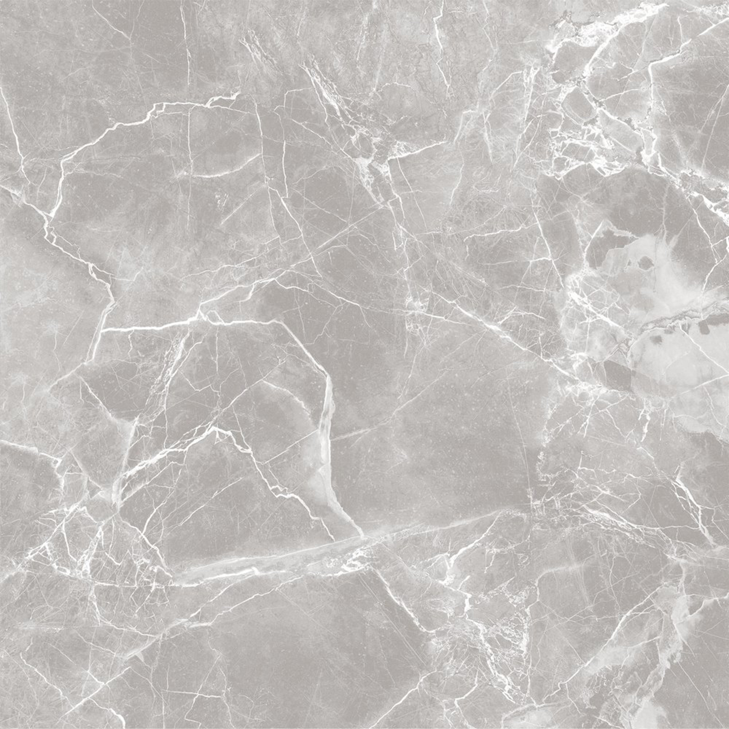 Керамогранит 1.44 м² Global Tile Solo GT60601301MR, 600x600x9.5 мм, глазурованный, серый