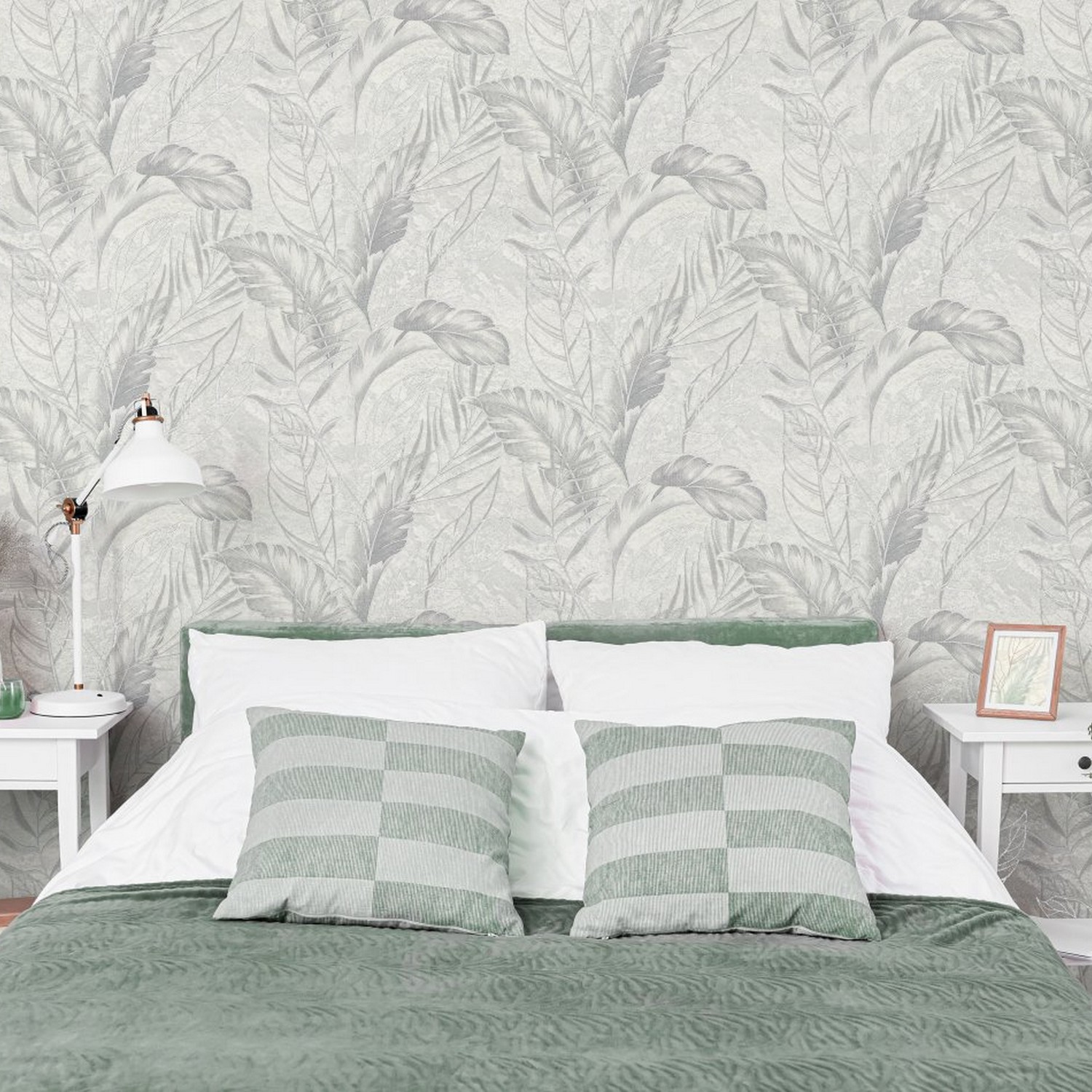 Обои флиз "Home Color" PROTECT-PLUS-VESNA фон (св.-сер.) HC72438-14  1,06*10м *1/8