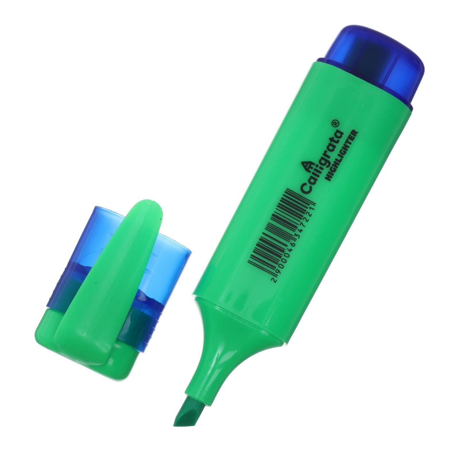 Маркер текстовыделитель наконечник скошенный 5мм зеленый 4634722