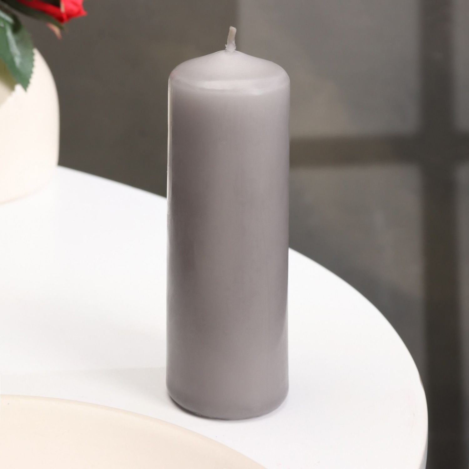 Свеча - цилиндр, 4×12 см, 15 ч, дымка 4205499 Свеча - цилиндр, 4×12 см, 15 ч, дымка 4205499
