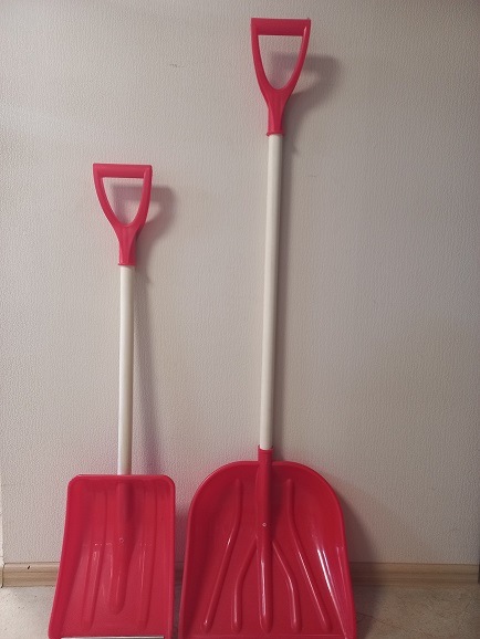 Комплект лопат снегоуб пластик семейный "ЭКО" *3