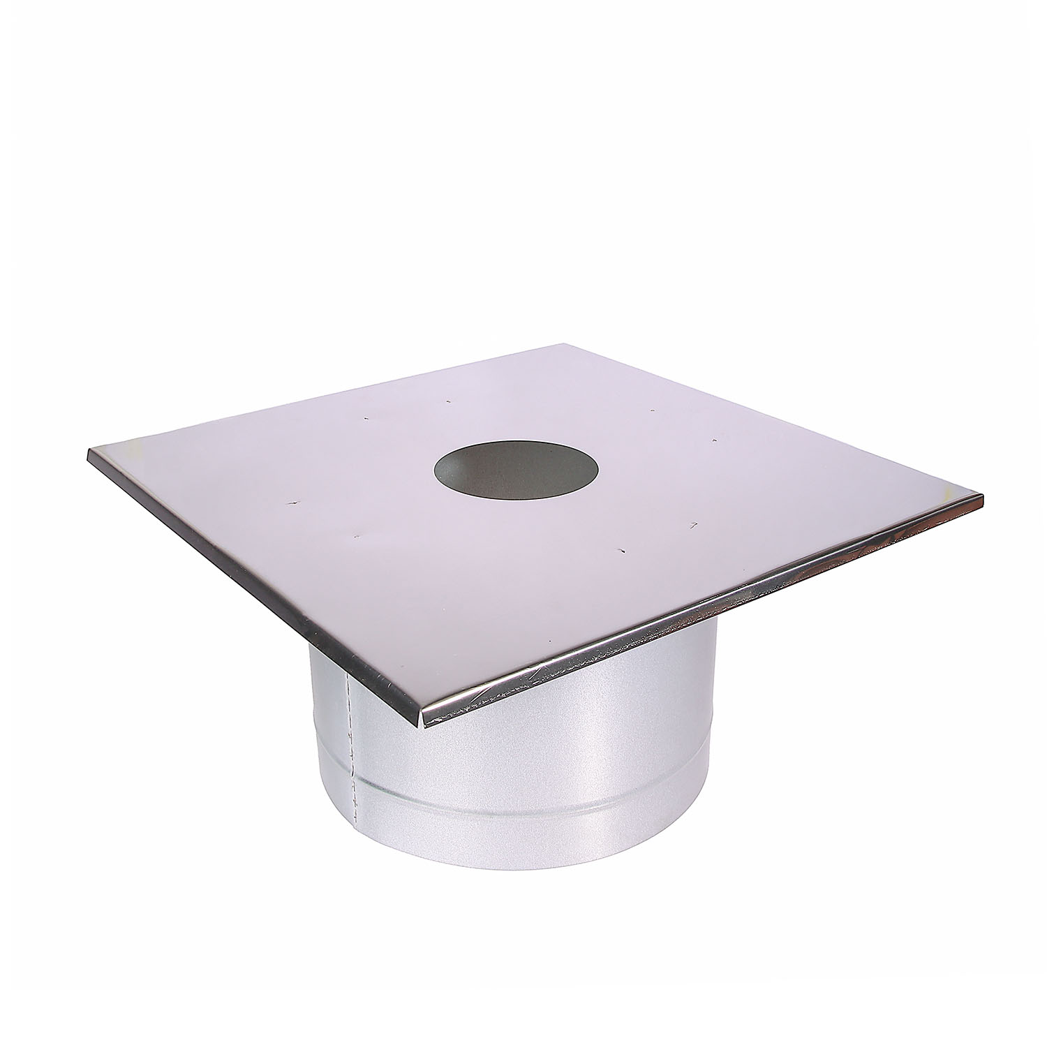 Потолочно-проходной узел ДППУ d115 Х холодный нерж.AISI430/оцин. круглый GS  *1/16