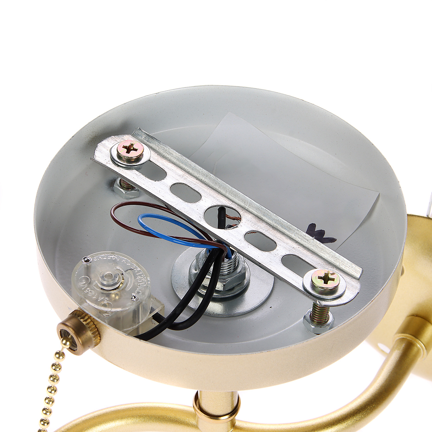 Бра N36363/1W GD 1*40W E27 220V  (l=170, w=170,h=270) VERNER LIGHTING *1