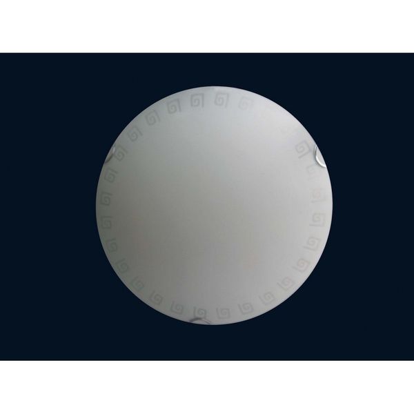 Светильник настенно-потолочный  стекло FX3017/12''   Е27 60Вт   (h=90, диам 300 ) 8кв.м.      VERNER