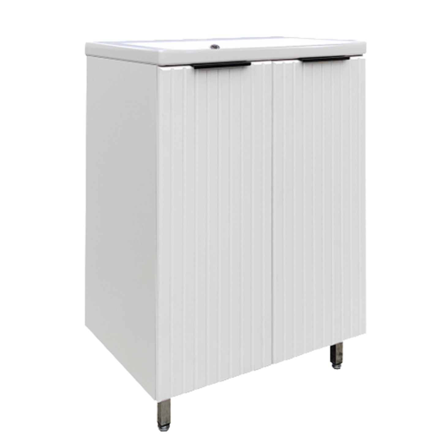 Тумба 45х60х82 см BROZEX-WOOD Лойт 60, с доводчиками, стронг белый