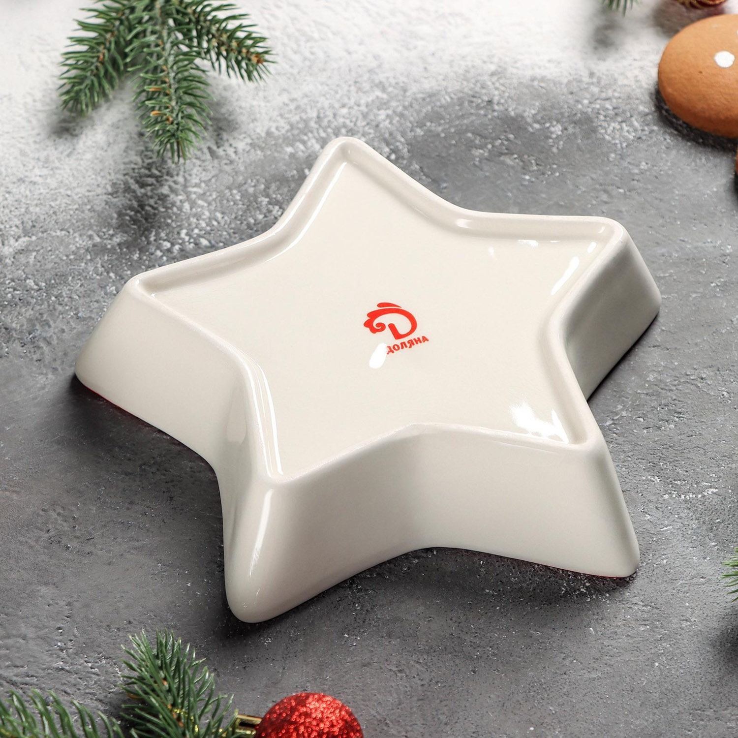 яяяБлюдо "Новогодние помощники" 18x4 см   6255199