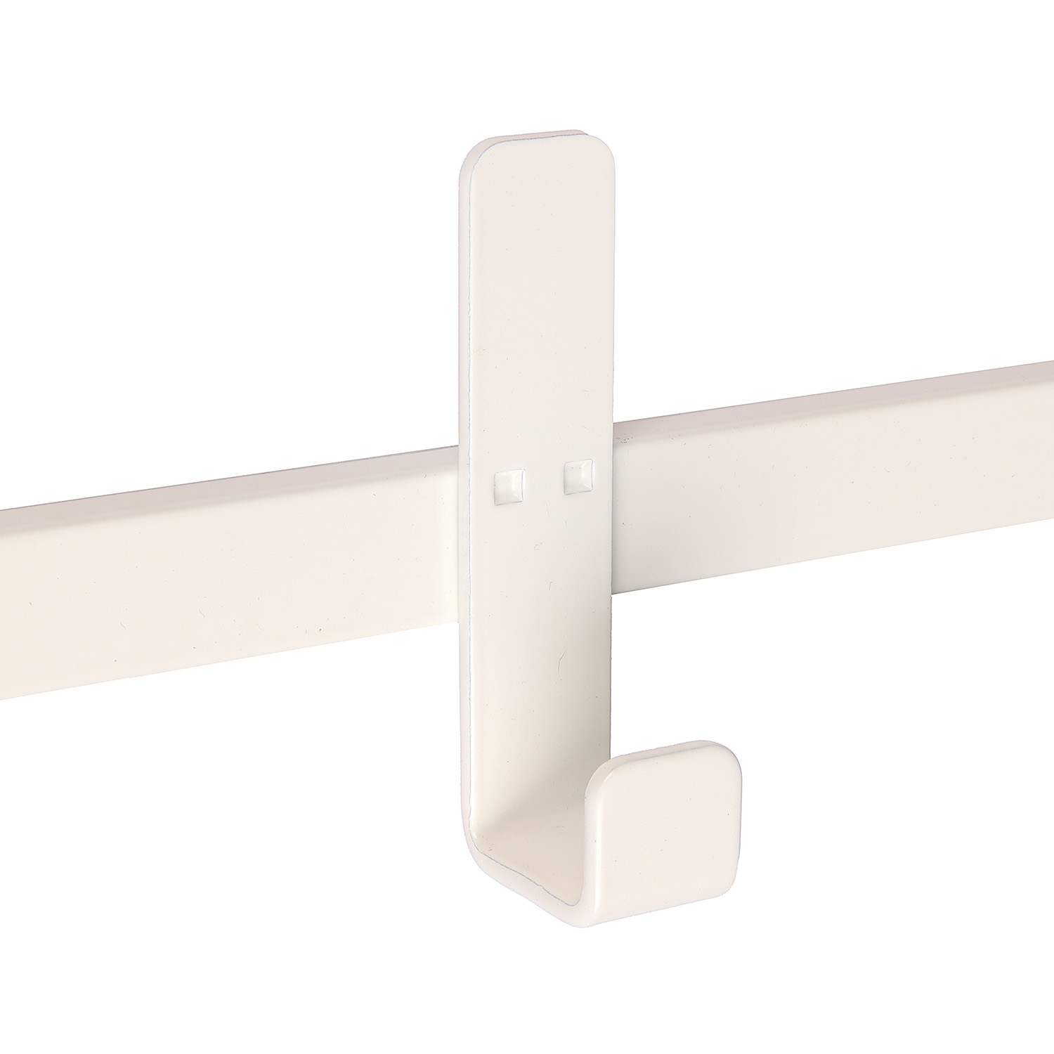 Вешалка настенная с полкой 2-х ярусная 670х270х545мм "Торонто 22Д" Белая ВСПТ22Д Б ("ЗМИ") *1