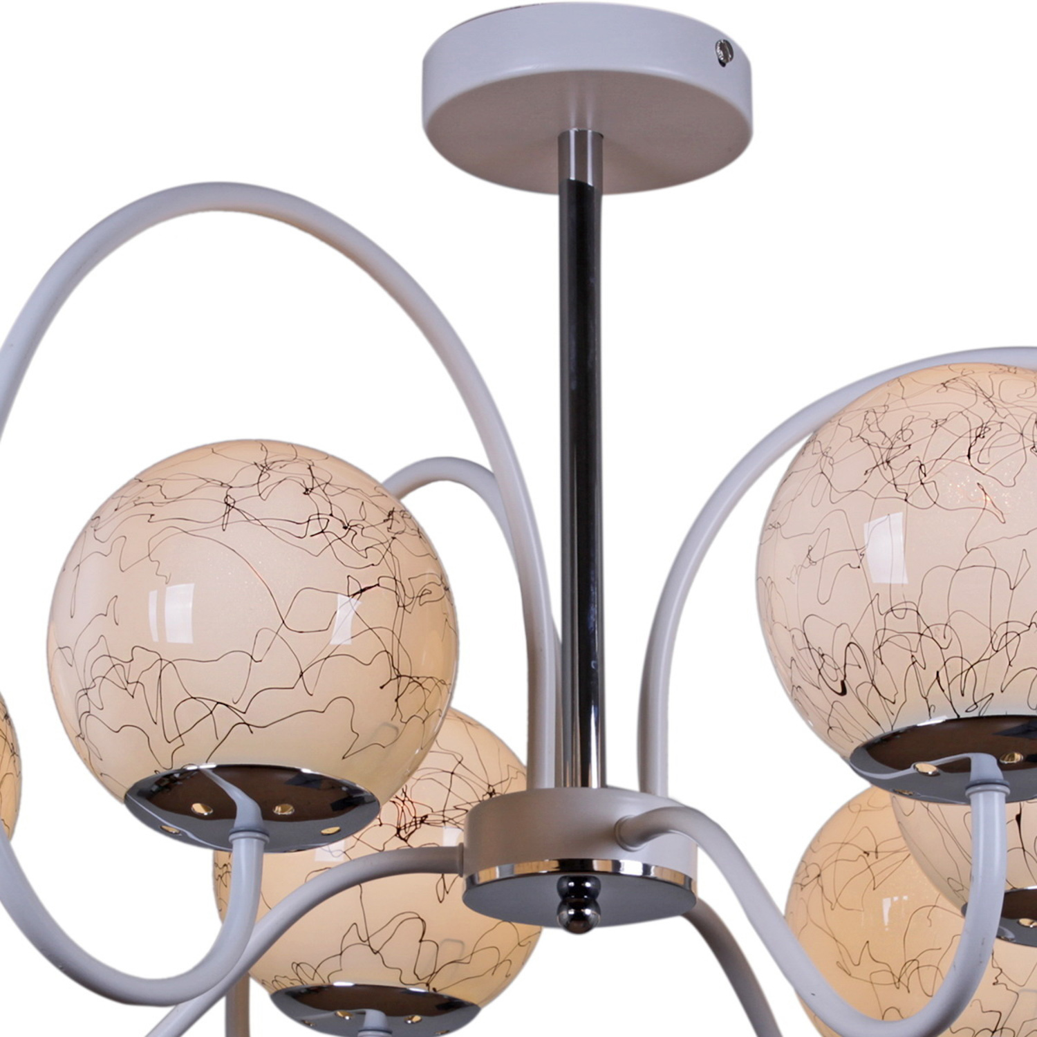 Люстра 01269-0.3-06B WH+CR  S=24м2  *1