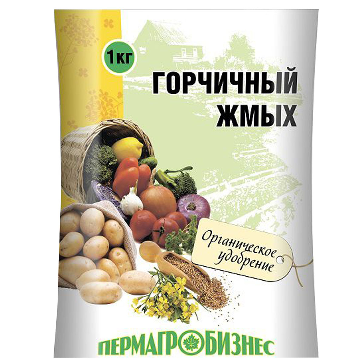 Горчичный жмых 1 кг Пермагробизнес