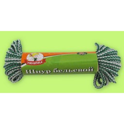 Шнур полипропиленовый d 4мм дл.15м "Бельевой" Цветной MPU2322 "Умничка" *1/80
