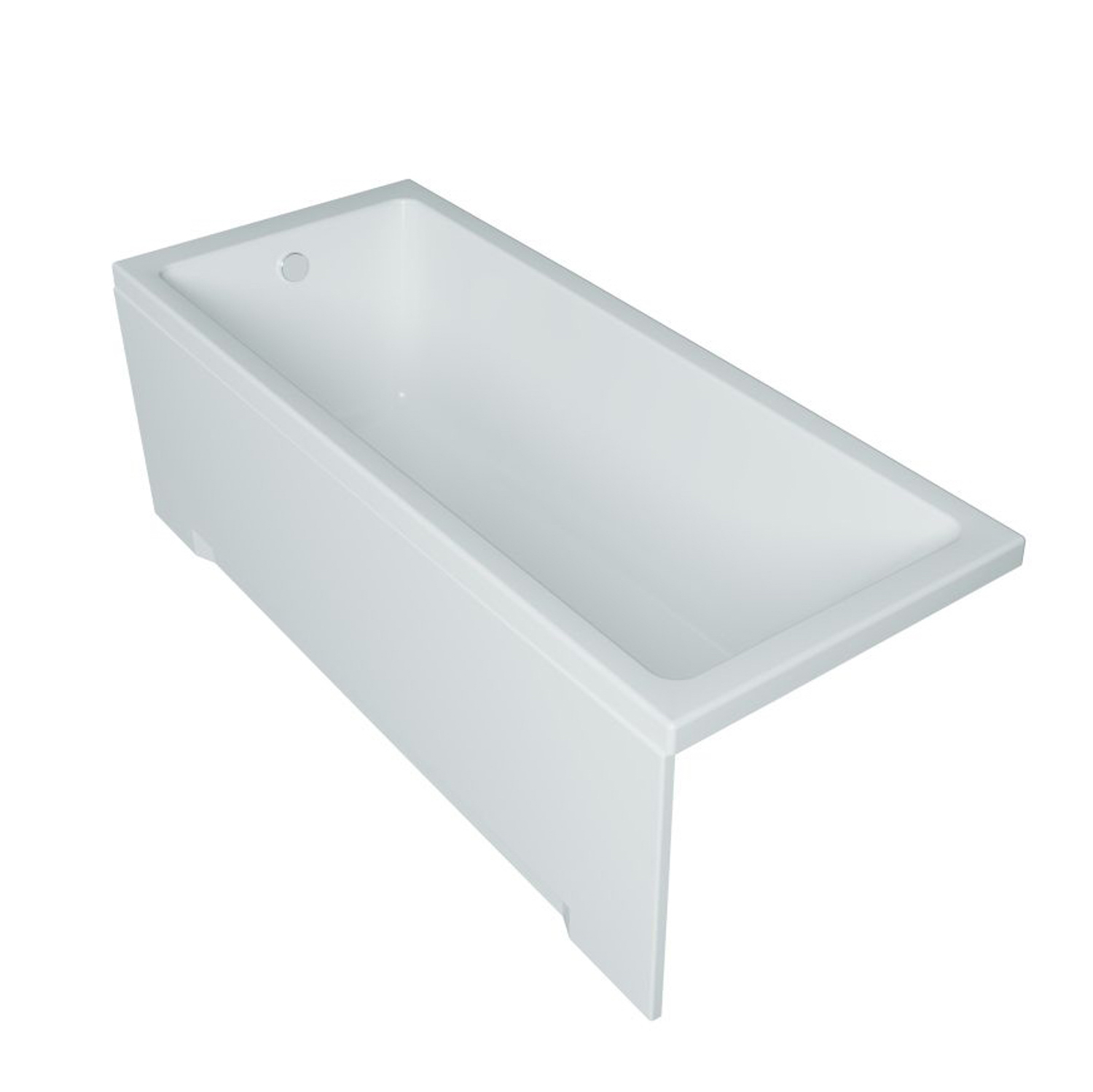 Ванна акриловая 170x70 см Triton Аура, универсальная, без ножек