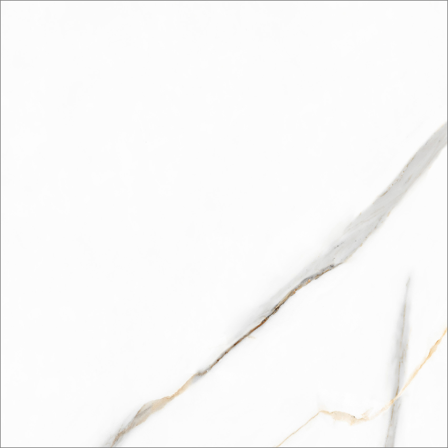 Керамогранит 1.44 м² Global Tile Angel Statuario GT120605503PR, 1200х600х8.5 мм, полированный, белый