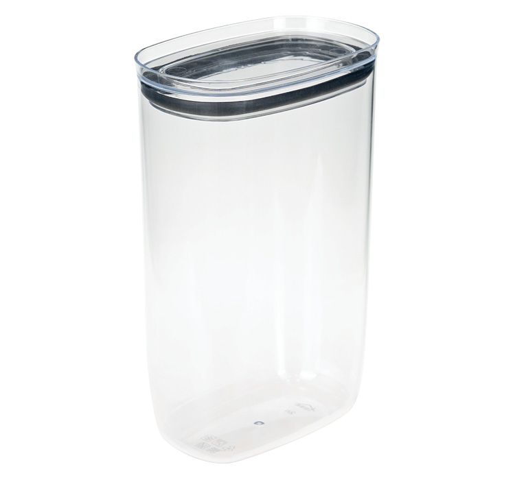 яяяБанка для продуктов пластм. "Шайн" 2,0л 150х95x235мм М1302 ("М-Пластика") *1/8