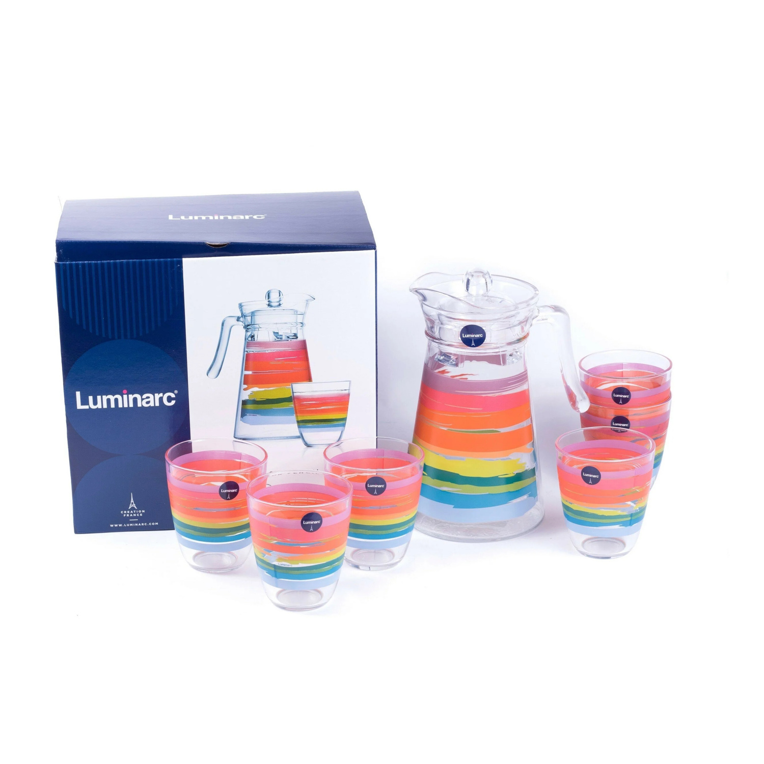 Набор питьевой LUMINARC Color Pencil (уп. 7шт) Набор питьевой LUMINARC Color Pencil (уп. 7шт)