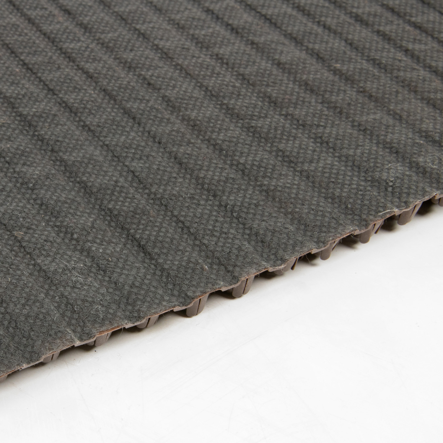 Коврик щетинистый 60*90 см на прот. осн. (темный-шоколад) "KOVROFF" Травка (арт.12137) *1/25 (МЭ74)