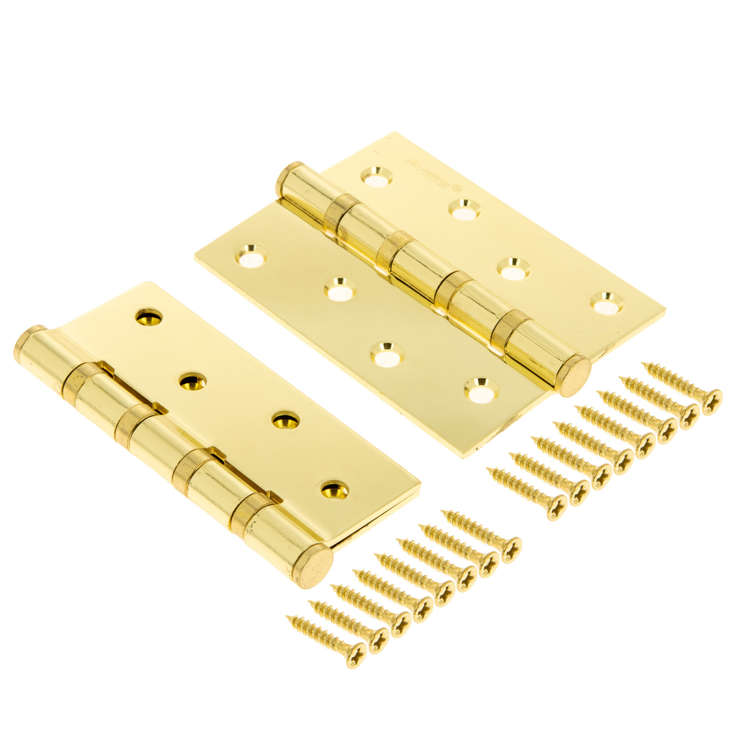 Петля универсальная 100*75*2,5мм ЗОЛОТО G (комплект 2шт.) AVERS *1/6/48