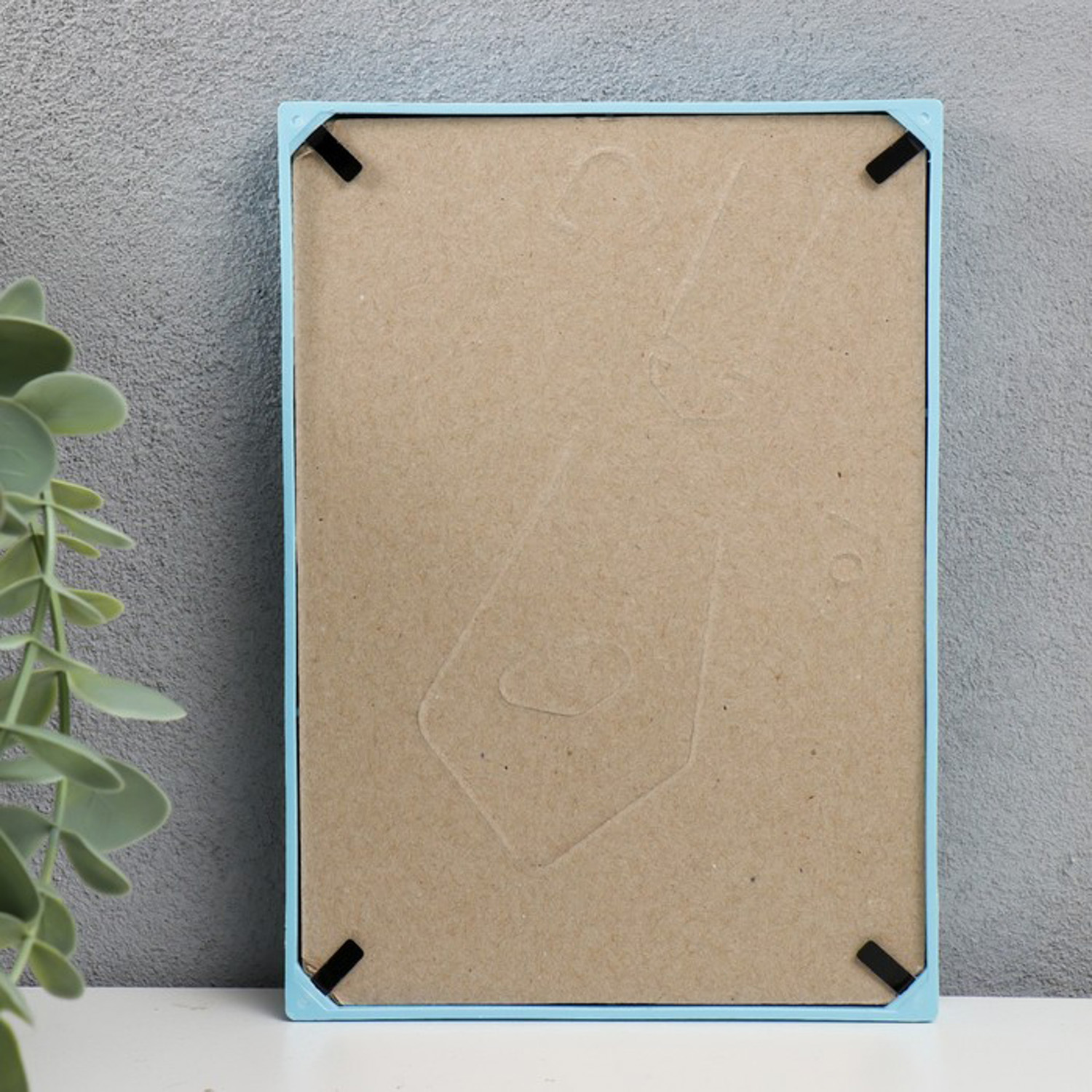 Фоторамка пластик L-4 10х15 см голубой 3935835