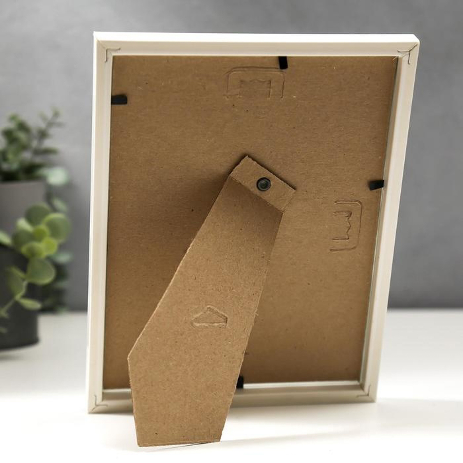 Фоторамка 15х20  45-b (Ф) белая (пластиковый экран) 1079892