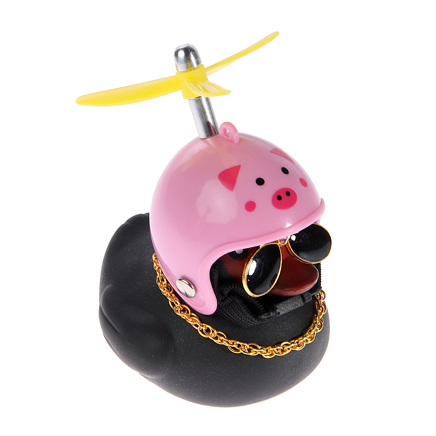 Утка с пропеллером, цвет черный, микс арт.7943658