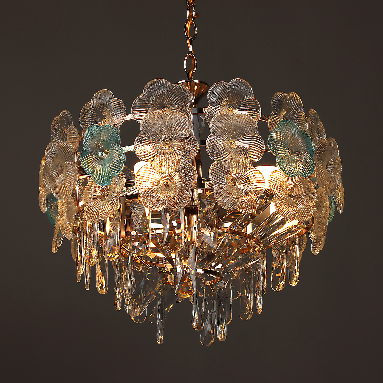 Светильник потолочный E2560/6 FGD 6*40W E27 220V (d-420; h-600) VERNER LIGHTING *1