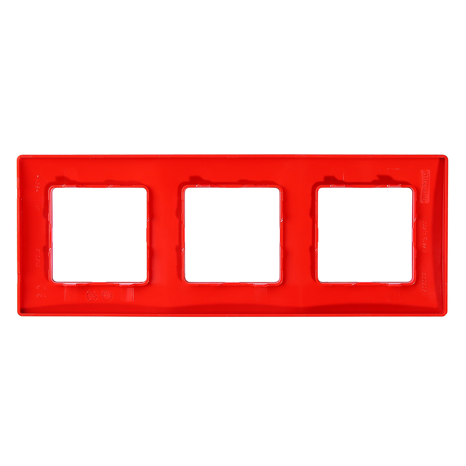 яяяРамка "Etika" 3-м. красн. Leg 672533  *1