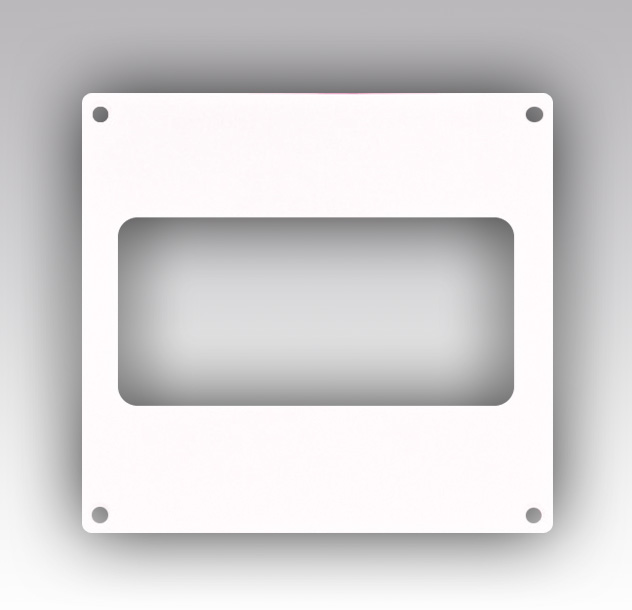 Накладка торцевая для прямоугольного воздуховода 60х120мм 612НПП (150х150мм) *1