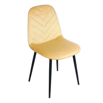 Стул FORPOST Малибу, 44х84х38 см, велюр конфетти бежевый