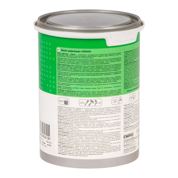 Эмаль акриловая белая 1 кг Ореол *1/6/288