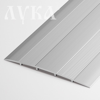 Порог-стык одноуровневый 78х900 мм Лука ПС 18, серебро люкс