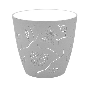 Кашпо пластм. "Butterflies" 2,5л d верха 175мм h164мм серый шторм PT401310025 ("Plast Team") *1/24 Кашпо пластм. "Butterflies" 2,5л d верха 175мм h164мм серый шторм PT401310025 ("Plast Team") *1/24